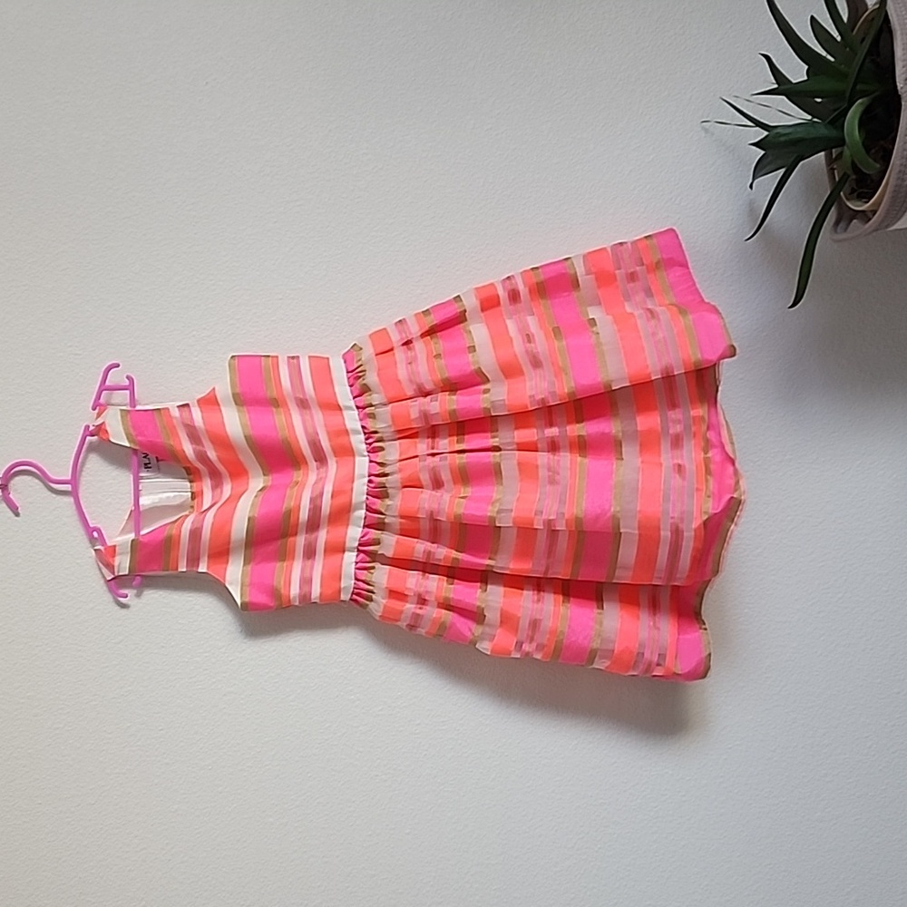 Bright pink dress
